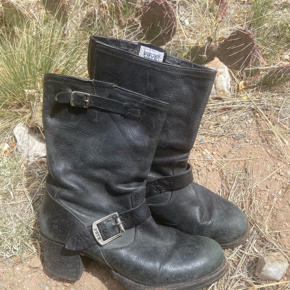 Frye Vera slouch heeled boots - Picture 1 of 7